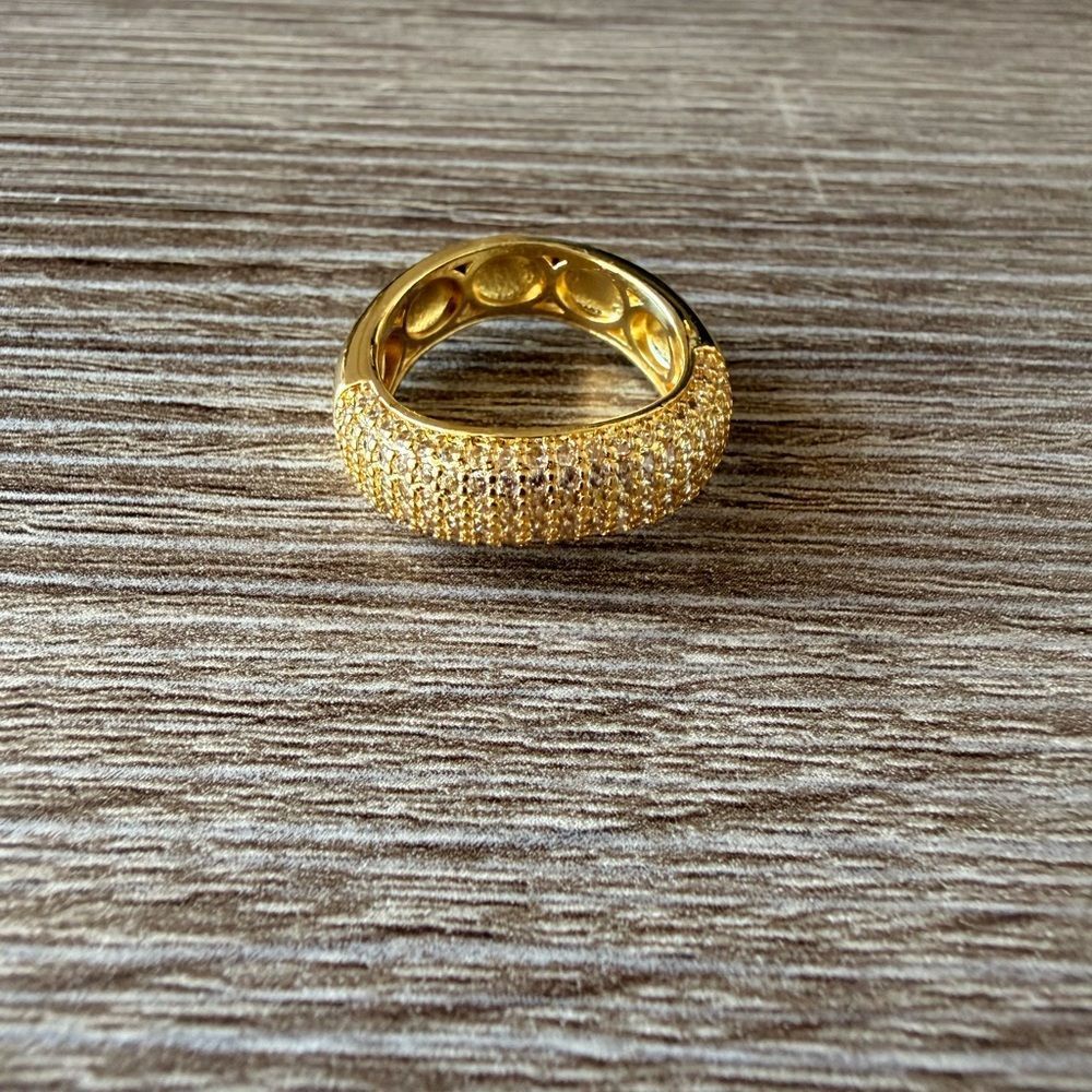 Elegant Gold Women's Ring N1199 - Picture 2 of 4